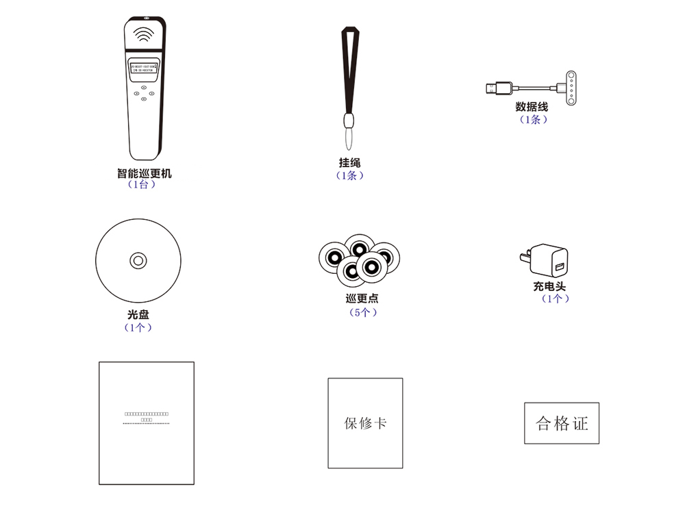 巡更機配件