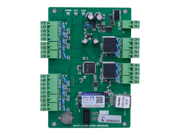 ZU-5902雙門網(wǎng)絡門禁控制板接線說明